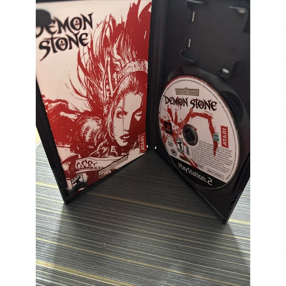 Forgotten Realms: Demon Stone (Sony PlayStation 2, 2004) CIB Complete